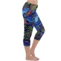 Psychedelic Landscape Capri Yoga Leggings View3