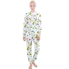 Baby Dino Seamless Pattern Women s Lounge Set by Sarkoni