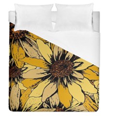 Colorful Seamless Floral Pattern Duvet Cover (queen Size) by Sarkoni