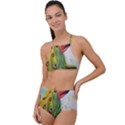 Peacock Art Halter Tankini Set View1