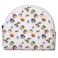 Happy Halloween Vector Images Horseshoe Style Canvas Pouch by Sarkoni