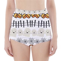 Halloween Holidays High-waisted Bikini Bottoms by Sarkoni