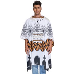 Halloween Holidays Men s Hooded Rain Ponchos by Sarkoni