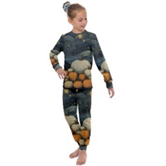 Pumpkin Halloween Kids  Long Sleeve Set  by Ndabl3x