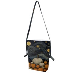 Pumpkin Halloween Folding Shoulder Bag by Ndabl3x