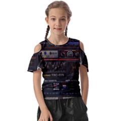 Daft Punk Boombox Kids  Butterfly Cutout T-shirt by Sarkoni