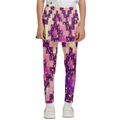 Cute Glitter Aztec Design Kids  Skirted Pants by nateshop