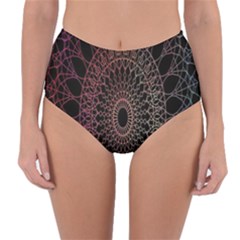 Mandala   Lockscreen , Aztec Reversible High-waist Bikini Bottoms