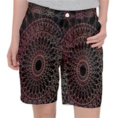 Mandala   Lockscreen , Aztec Women s Pocket Shorts by nateshop