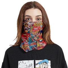 Comic Cartoon Pattern Face Covering Bandana (two Sides) by pakminggu