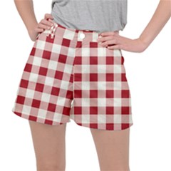 Gingham - 4096x4096px - 300dpi14 Women s Ripstop Shorts by EvgeniaEsenina