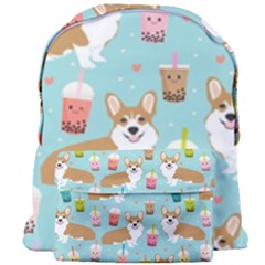 Welsh Corgis Dog Boba Tea Bubble Tea Cute Kawaii Giant Full Print Backpack by Grandong