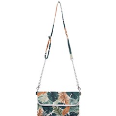 Tropical Leaf Mini Crossbody Handbag