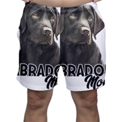 Black Labrador T- Shirt Black Labrador - Labrador Mom T- Shirt Yoga Reflexion Pose T- Shirtyoga Reflexion Pose T- Shirt Men s Shorts by hizuto