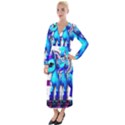 PINKIE PIE  Velvet Maxi Wrap Dress View1