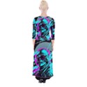 Aesthetic art  Quarter Sleeve Wrap Maxi Dress View2