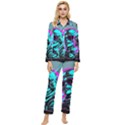 Aesthetic art  Womens  Long Sleeve Velvet Pocket Pajamas Set View1