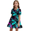 Aesthetic art  Kids  Short Sleeve Dolly Dress View2