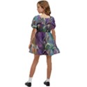 Abstract Blossoms  Kids  Short Sleeve Dolly Dress View4