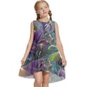 Abstract Blossoms  Kids  Frill Swing Dress View1