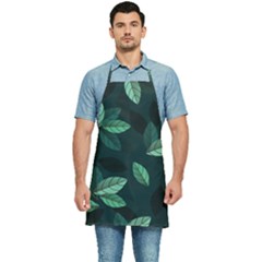 Foliage Kitchen Apron by HermanTelo