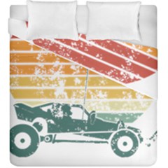 Vintage Rc Cars T- Shirt Vintage Sunset  Classic Rc Buggy Racing Cars Addict T- Shirt Duvet Cover Double Side (king Size) by ZUXUMI