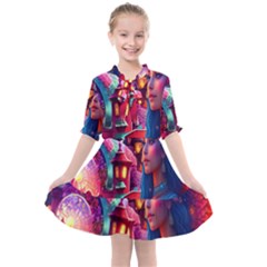 Fantasy Arts  Kids  All Frills Chiffon Dress by Internationalstore