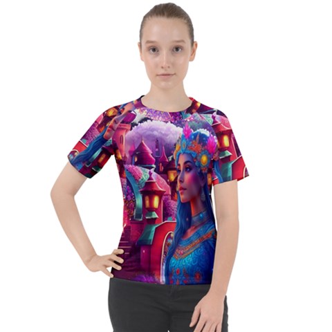 Fantasy Arts  Women s Sport Raglan T-shirt by Internationalstore