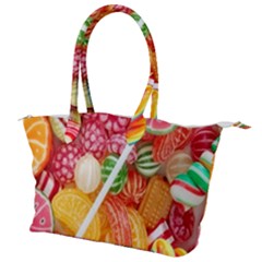 Aesthetic Candy Art Canvas Shoulder Bag by Internationalstore