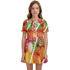 Aesthetic Candy Art Kids  Sweet Collar Dress by Internationalstore