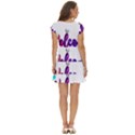 Arts Short Sleeve Tiered Mini Dress View4