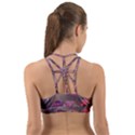 Floral Blossoms  Back Web Sports Bra View2