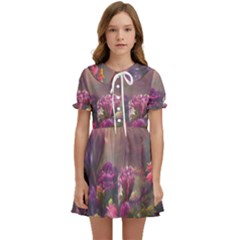 Floral Blossoms  Kids  Sweet Collar Dress by Internationalstore