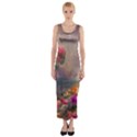 Floral Blossoms  Fitted Maxi Dress View1