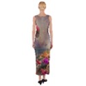 Floral Blossoms  Fitted Maxi Dress View2