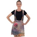 Floral Blossoms  Velvet Suspender Skater Skirt View1