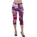 Fantasy  Lightweight Velour Capri Leggings  View1