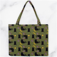 Cat Cartoon Cats Animal Pattern Mini Tote Bag by Pakjumat