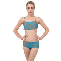 Animal Print Pattern Layered Top Bikini Set by Pakjumat