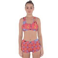 Elephant Monkey Dog Cartoon Racerback Boyleg Bikini Set by Pakjumat