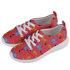 Elephant Monkey Dog Cartoon Women s Lightweight Sports Shoes by Pakjumat