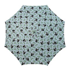 Animal Panda Bamboo Seamless Pattern Golf Umbrellas by Pakjumat