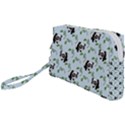 Animal Panda Bamboo Seamless Pattern Wristlet Pouch Bag (Small) View1