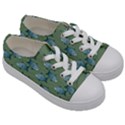 Fishes Pattern Background Kids  Low Top Canvas Sneakers View3