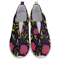 Flower Pattern Design No Lace Lightweight Shoes by Pakjumat