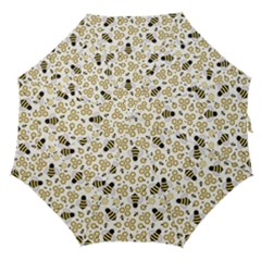 Bee Honeycomb Honeybee Insect Straight Umbrellas by Pakjumat