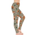 Fox Pattern Texture Everyday Leggings  View4