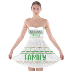 Faulkner Family Christmas T- Shirt Legend Faulkner Family Christmas T- Shirt Strapless Bra Top Dress by ZUXUMI