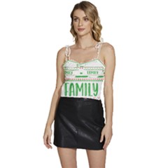 Faulkner Family Christmas T- Shirt Legend Faulkner Family Christmas T- Shirt Flowy Camisole Tie Up Top by ZUXUMI