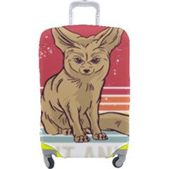 Fennec Fox T- Shirt Fennec Fox Is My Spirit Animal T- Shirt Luggage Cover (large) by ZUXUMI